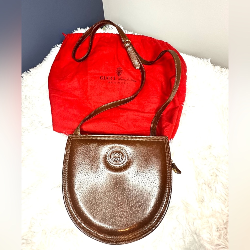 Gucci Vintage Japanese Exclusive Leather Crossbody Bag - Picture 3 of 8